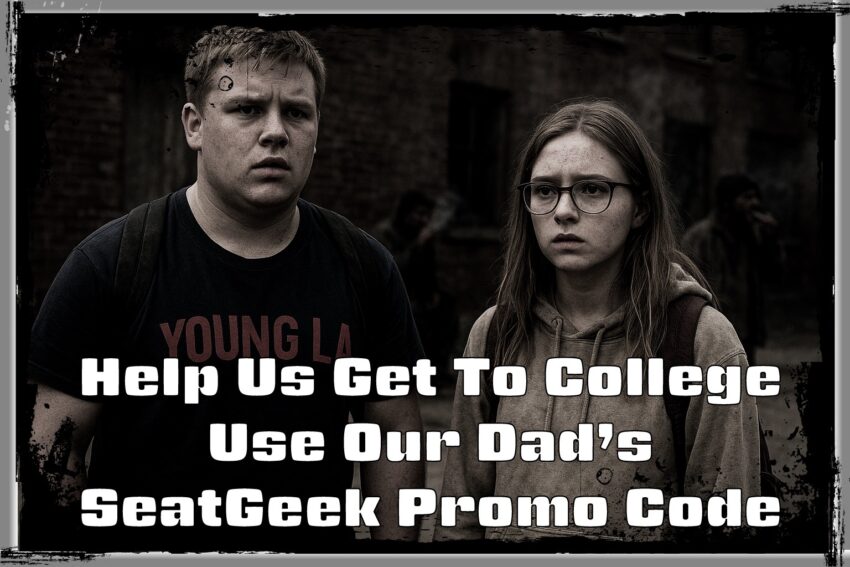 Two bedraggled kids looking sad